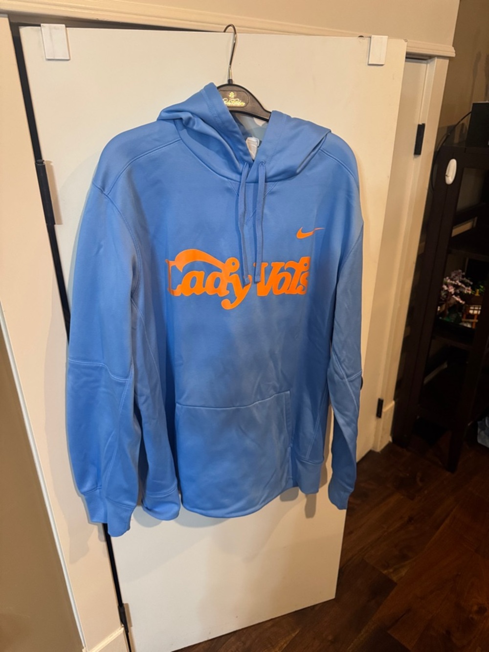Nike Light Blue Tennessee Volunteers Hoodie with Orange 'Lady Vols' Script